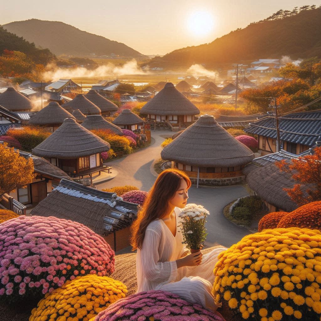 제주민속촌 국화축제